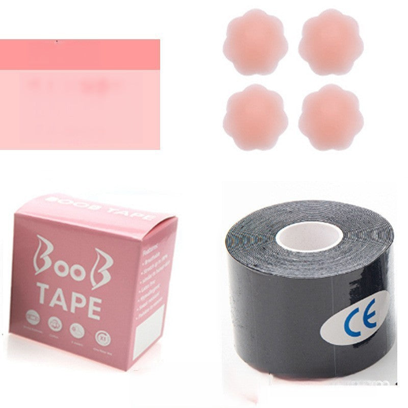 Disposable free size breast tape Anti-sweat breathable gathering anti-sag invisible lift tape for wedding dress with anti-slip bandage 695004683874