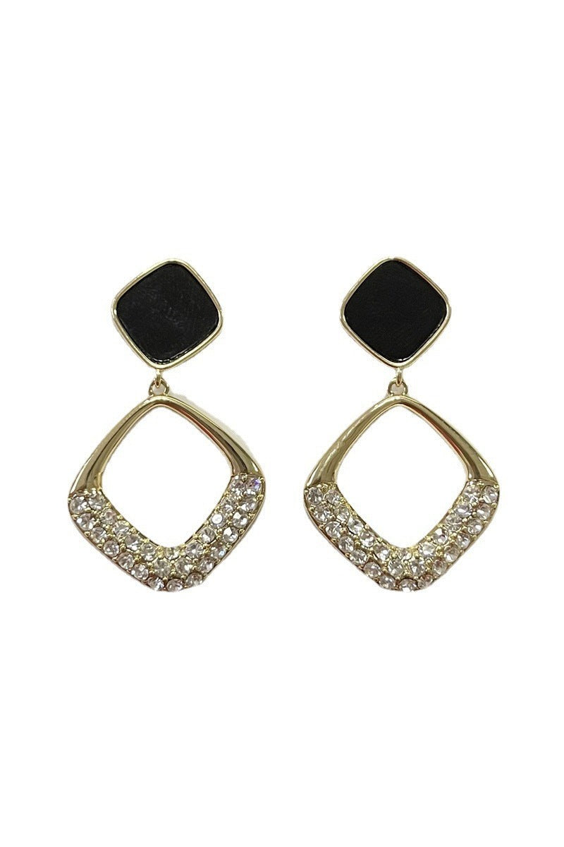 Geometric diamond diamond earrings drop 649850728738