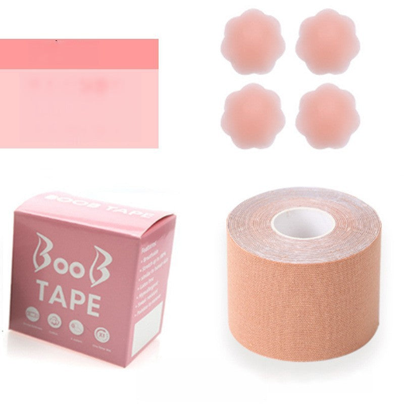 Disposable free size breast tape Anti-sweat breathable gathering anti-sag invisible lift tape for wedding dress with anti-slip bandage 695004683874