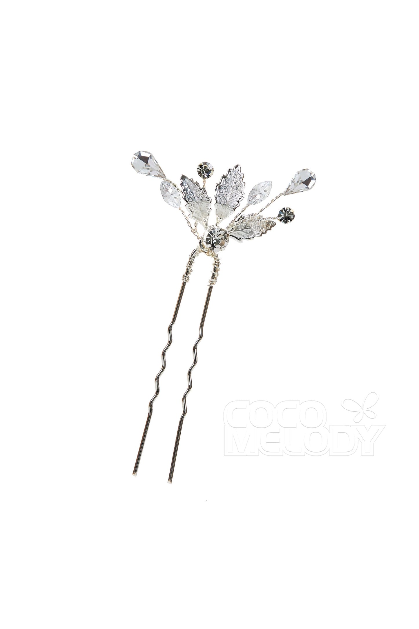 Romantic Alloy Hairpins with Rhinestone AH17001