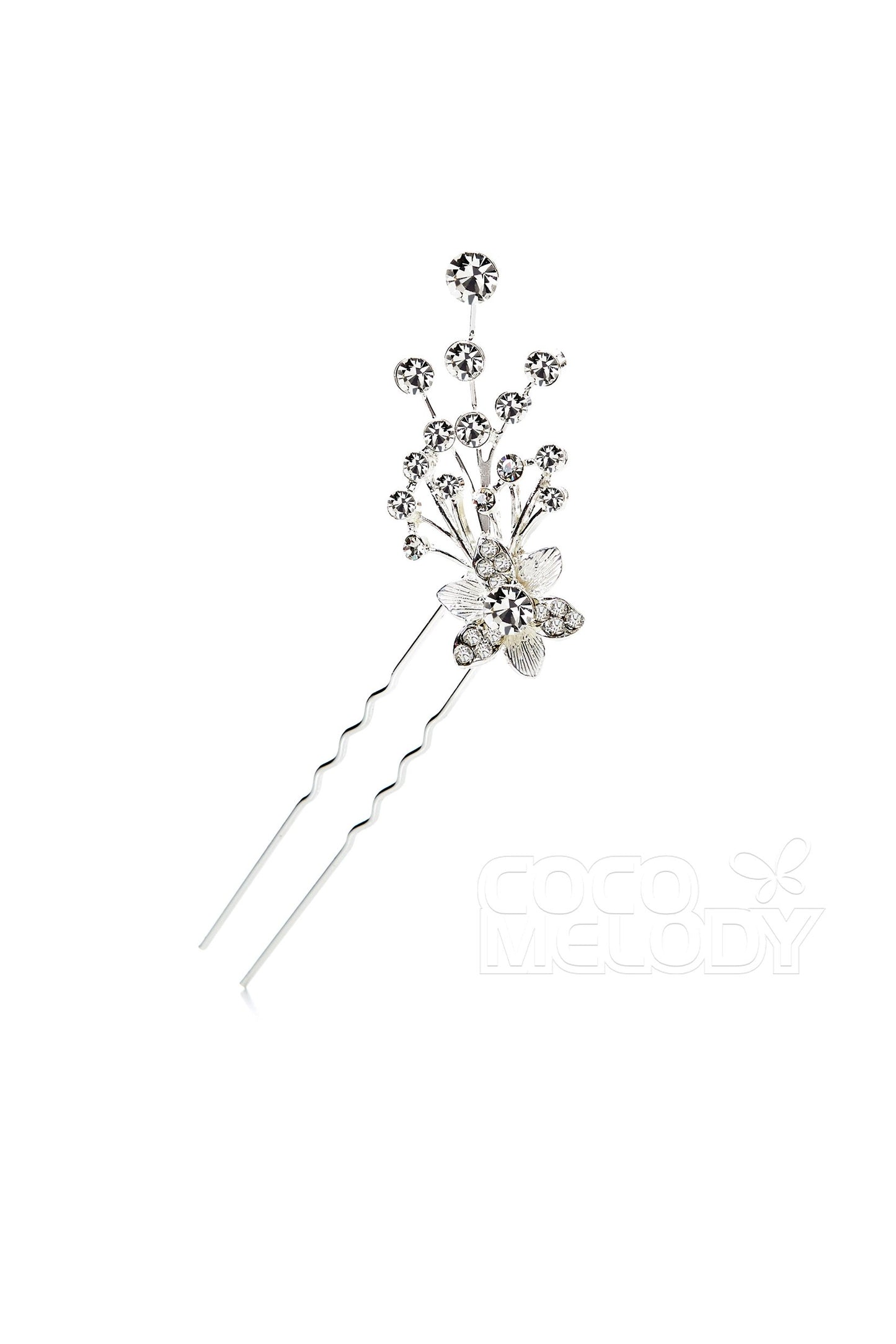 Impressive Alloy Hairpins with Rhinestone AH17004