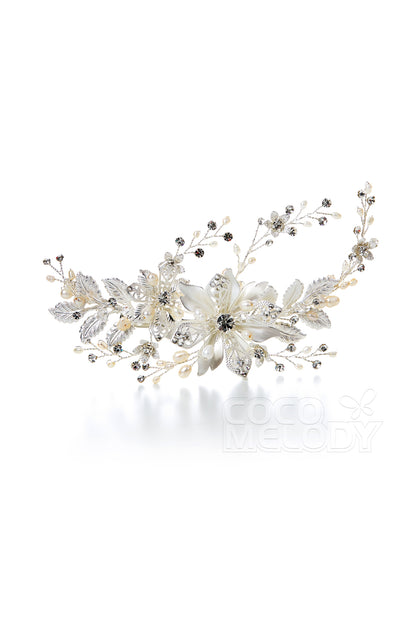 Luxurious Alloy Hairpins with Imitation Pearl AH17041