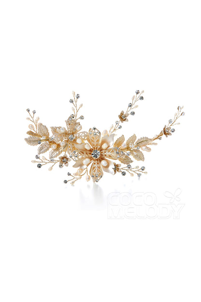 Luxurious Alloy Hairpins with Imitation Pearl AH17041