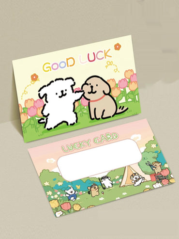 scratch card Creative handwritten card Friends gift wish card  847960644635