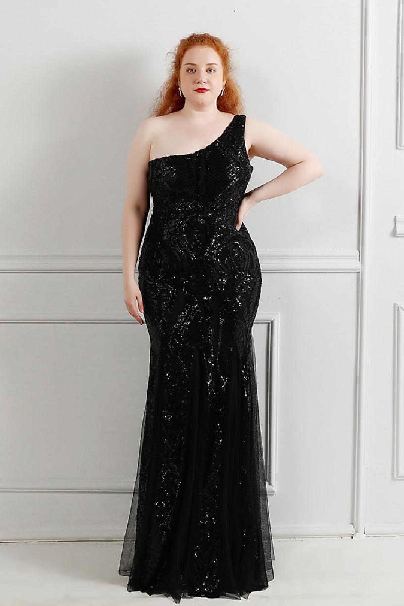 Trumpet-Mermaid Floor Length Sequins Evening Dress 646646504054