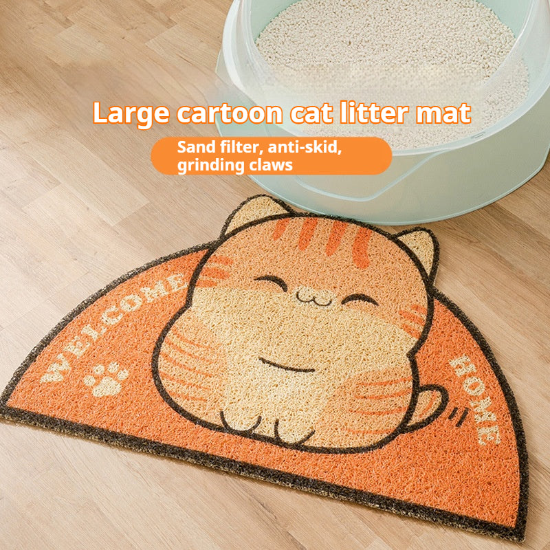 Litter mat control Litter prevention Take out cat carrier litter prevention pet products 848794275822