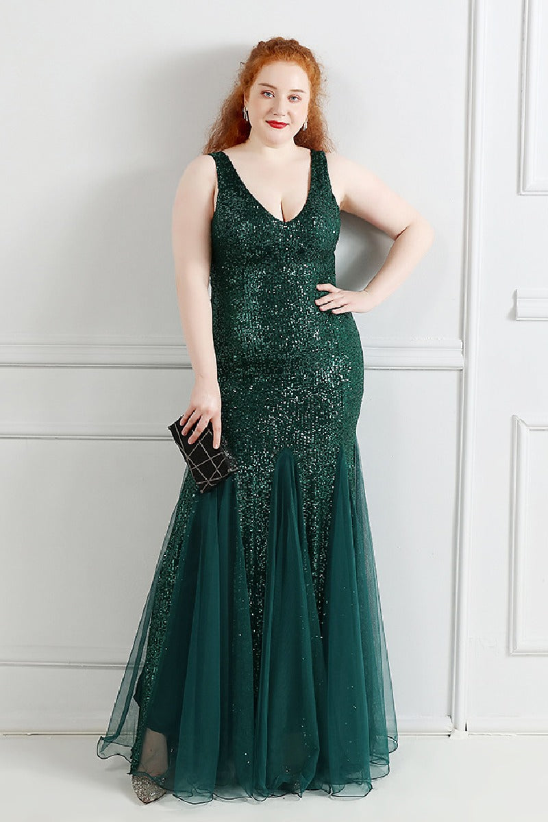 Trumpet-Mermaid Floor Length Evening Dress 647041333367