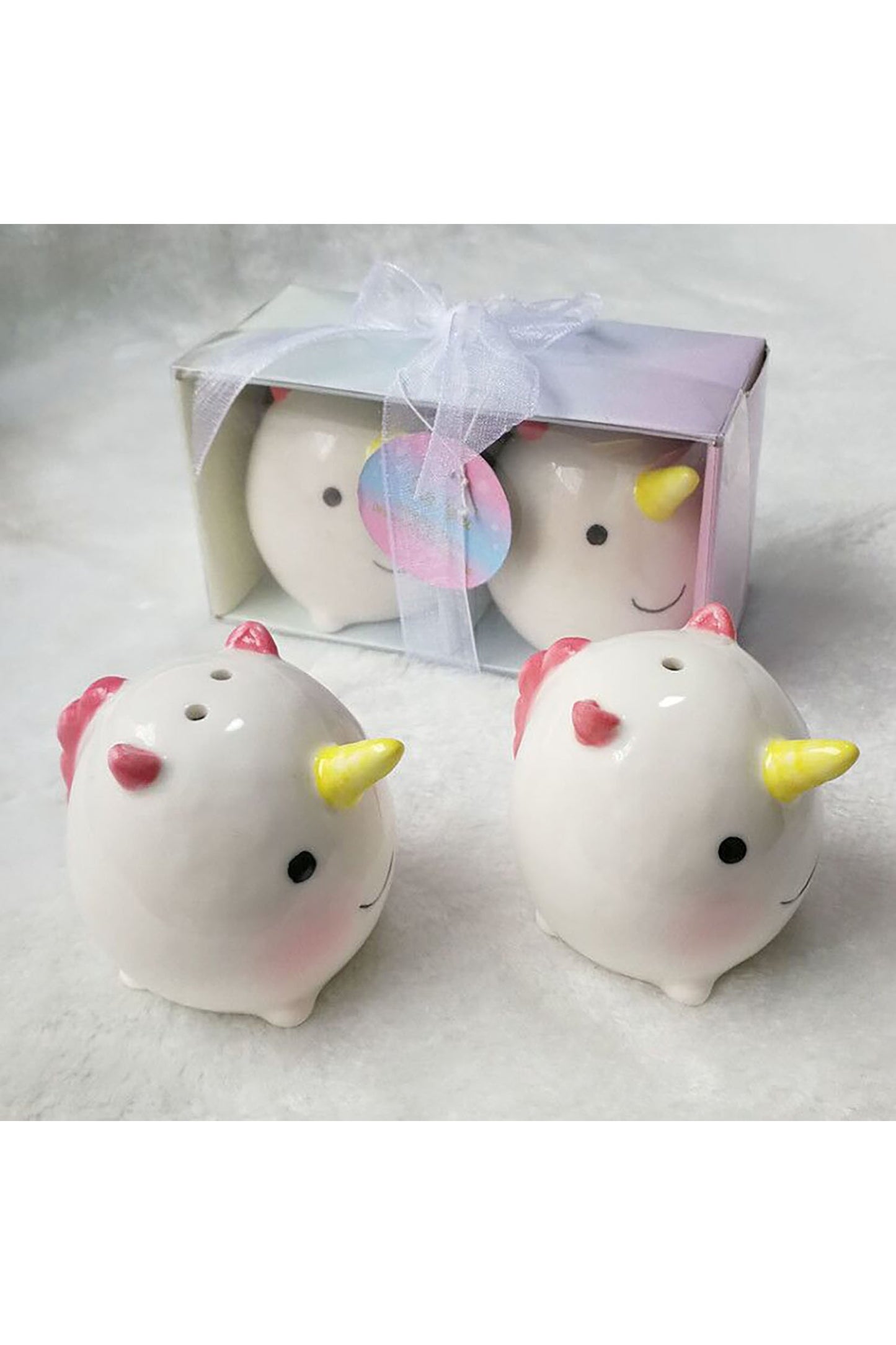 Unicorn Salt Pepper Shakers Set Baby Shower Favors Birthday Party Favors (Set of 6 pcs)