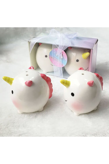 Unicorn Salt Pepper Shakers Set Baby Shower Favors Birthday Party Favors (Set of 6 pcs)