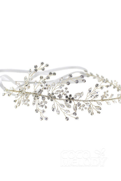 Alloy Headbands with Rhinestone CH0307