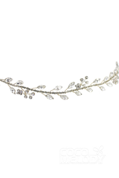 Alloy Headbands with Rhinestone CH0307