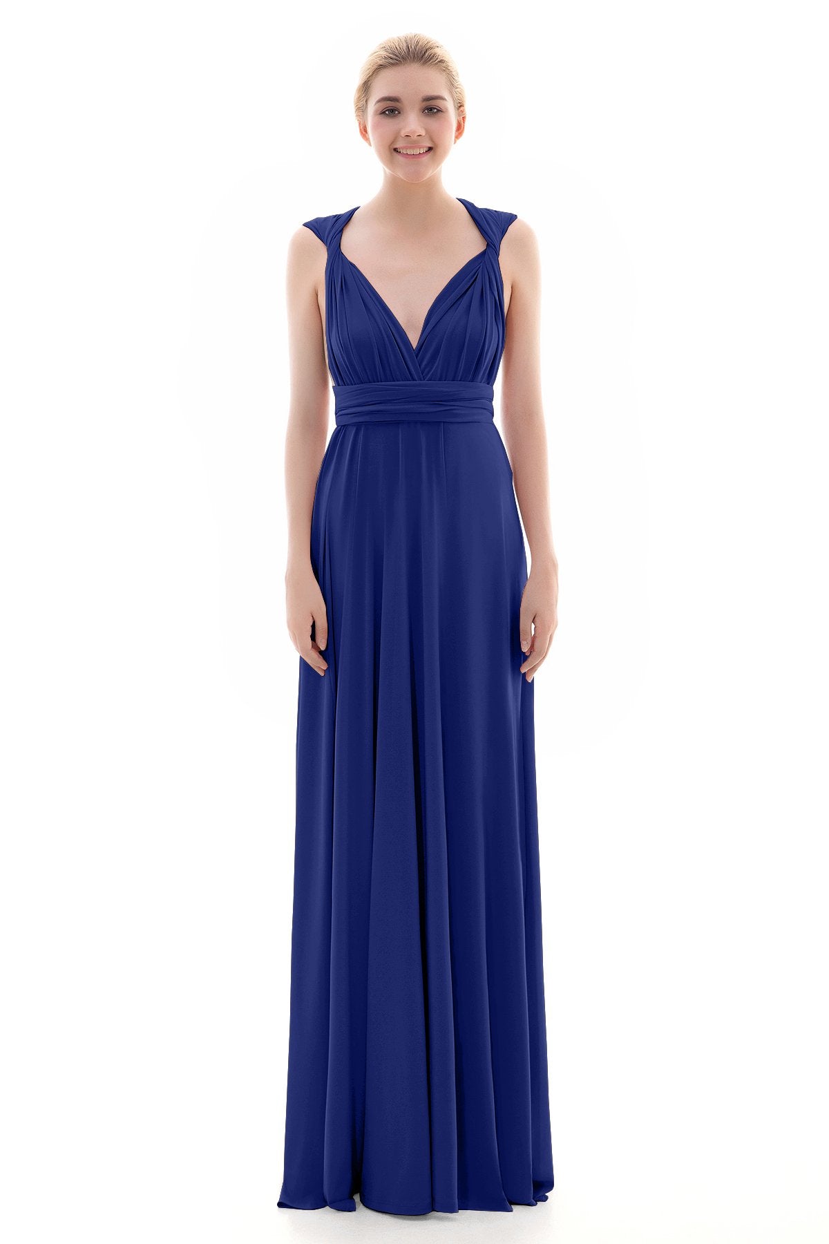 COCOMELODY Sheath Floor Length Knitted Bridesmaid Dress COEF16001 