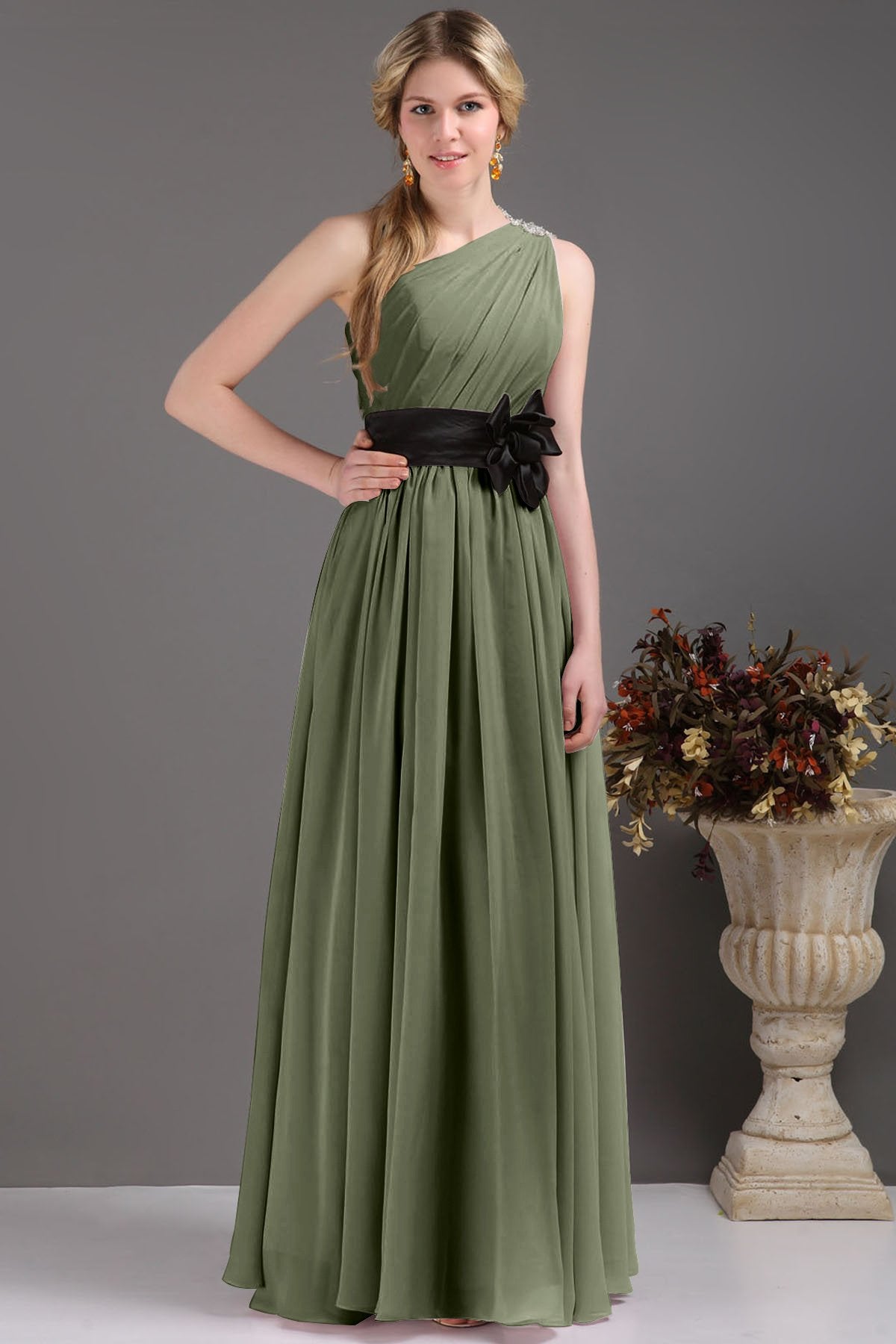 COCOMELODY Sheath-Column Floor Length Bridesmaids Dress COSF14001 