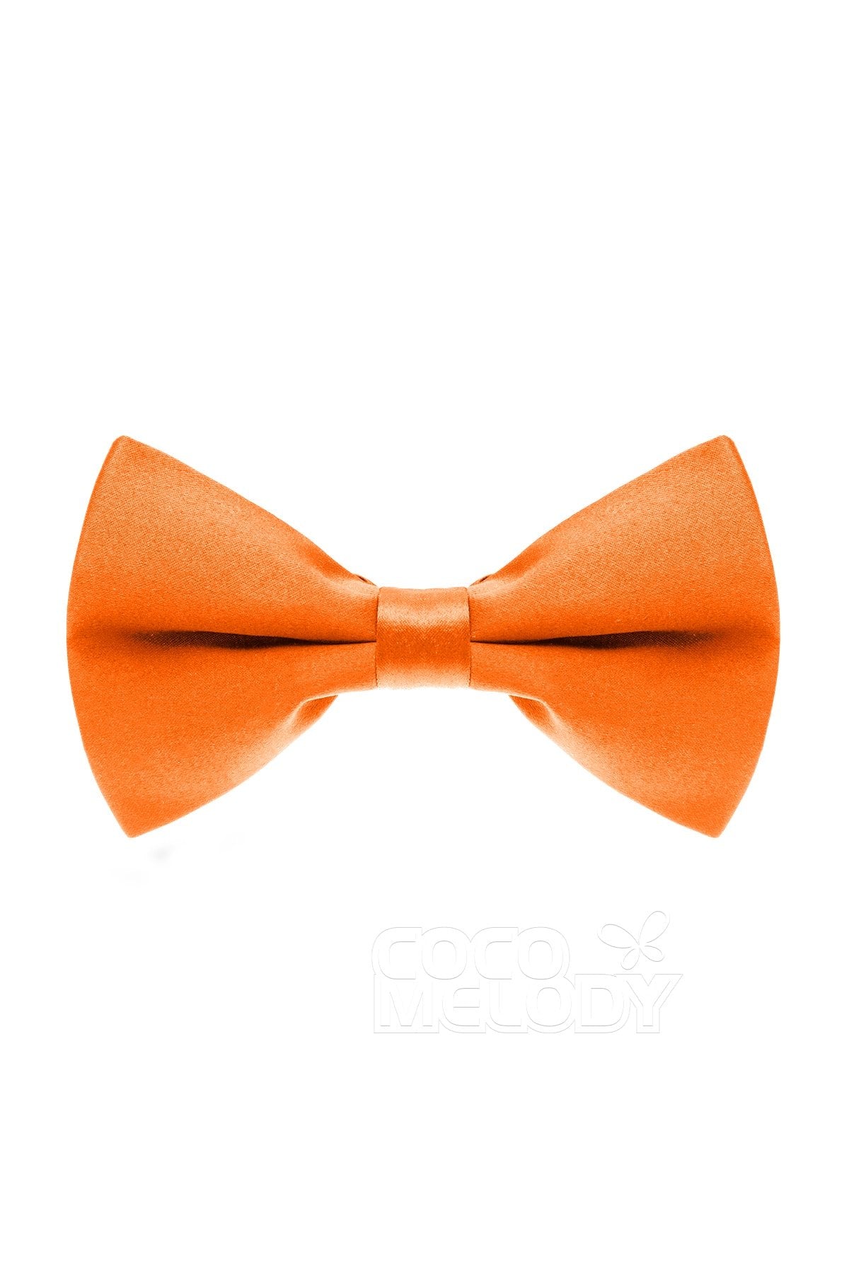 COCOMELODY Men's Elastic Silk Like Satin Bow Ties CZ170016 