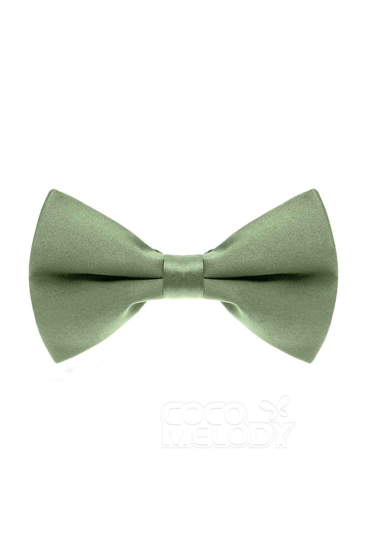 COCOMELODY Men's Elastic Silk Like Satin Bow Ties CZ170016 