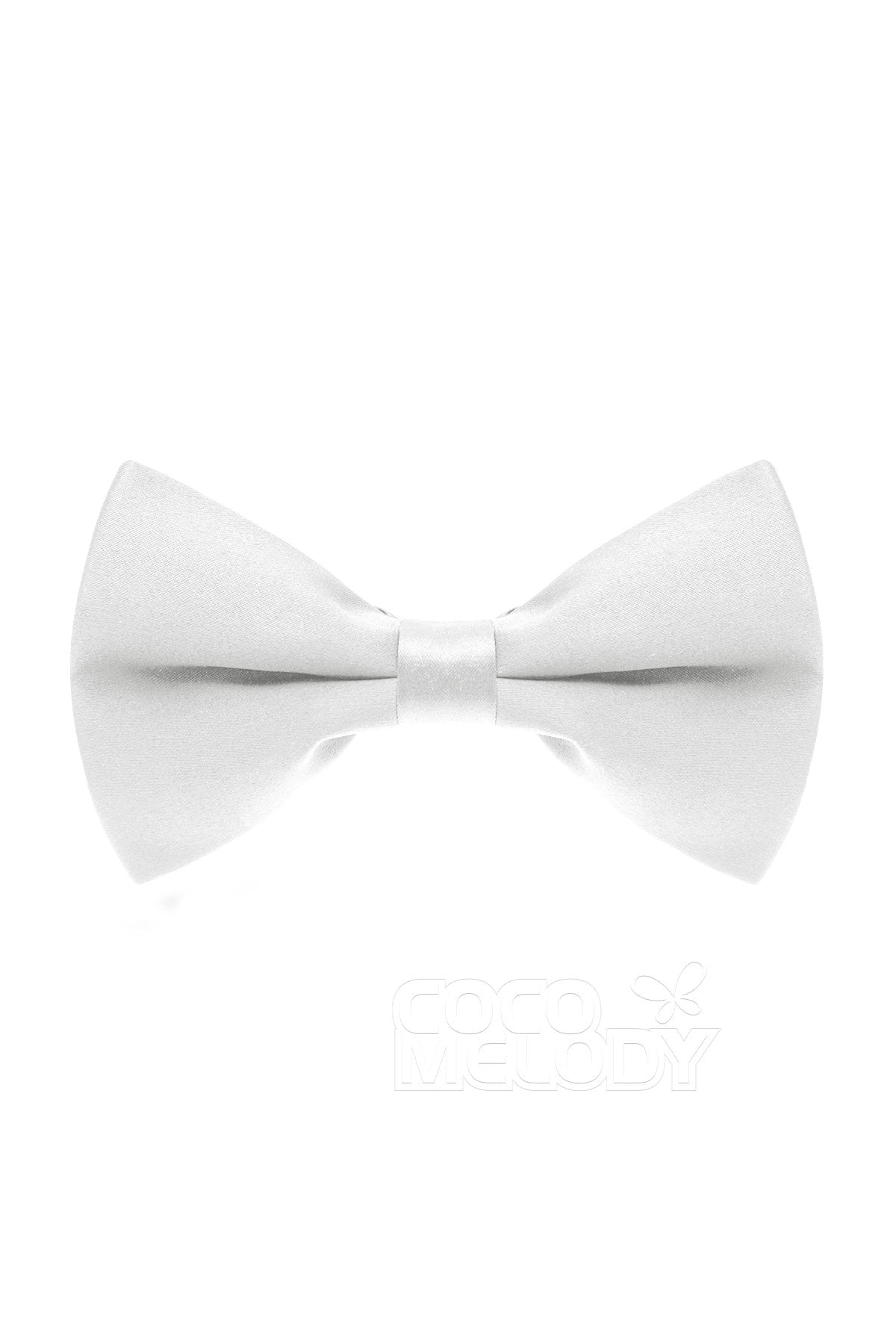 COCOMELODY Men's Elastic Silk Like Satin Bow Ties CZ170016 