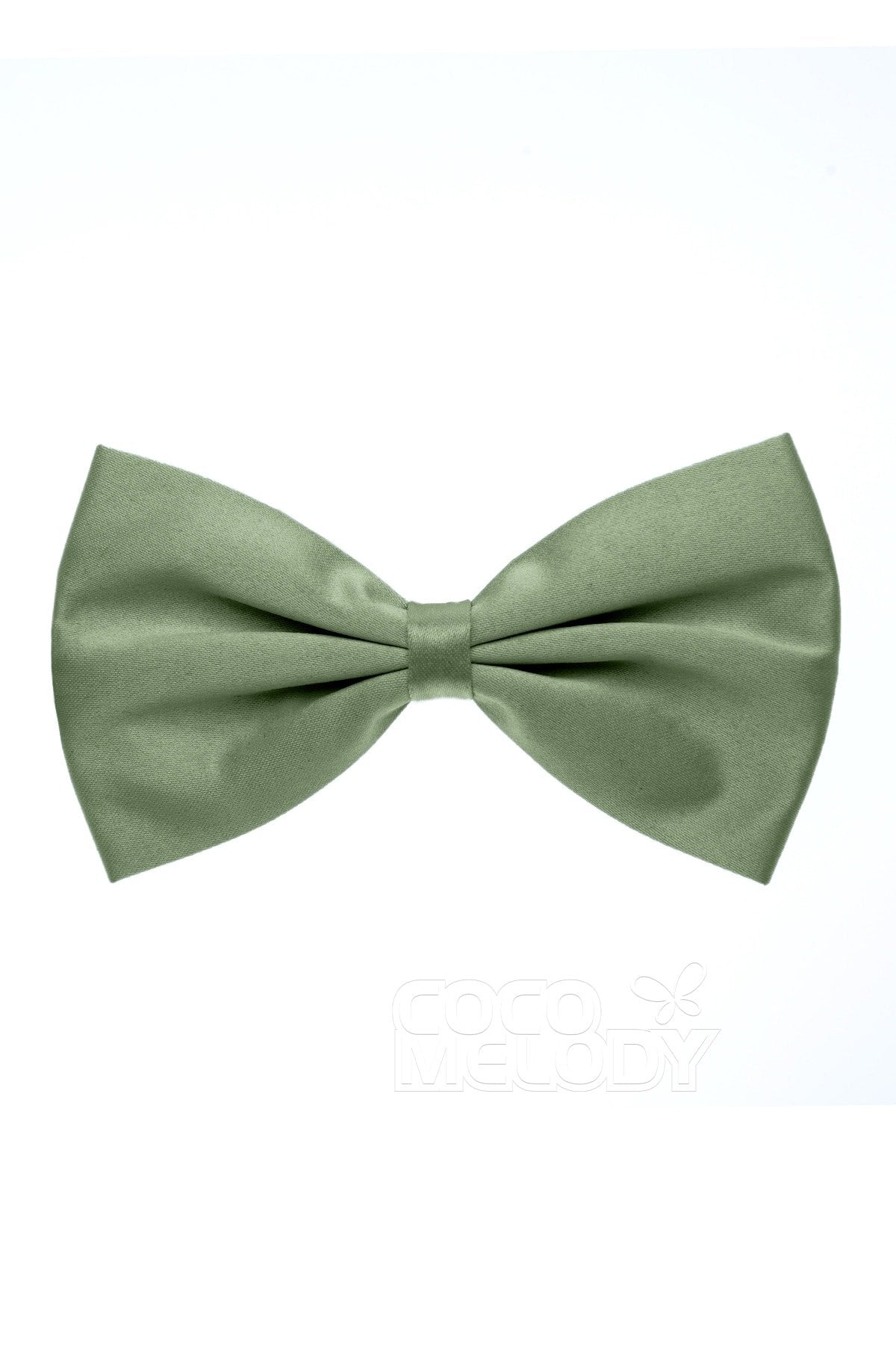 COCOMELODY Men's Elastic Silk Like Satin Bow Ties CZ170017 