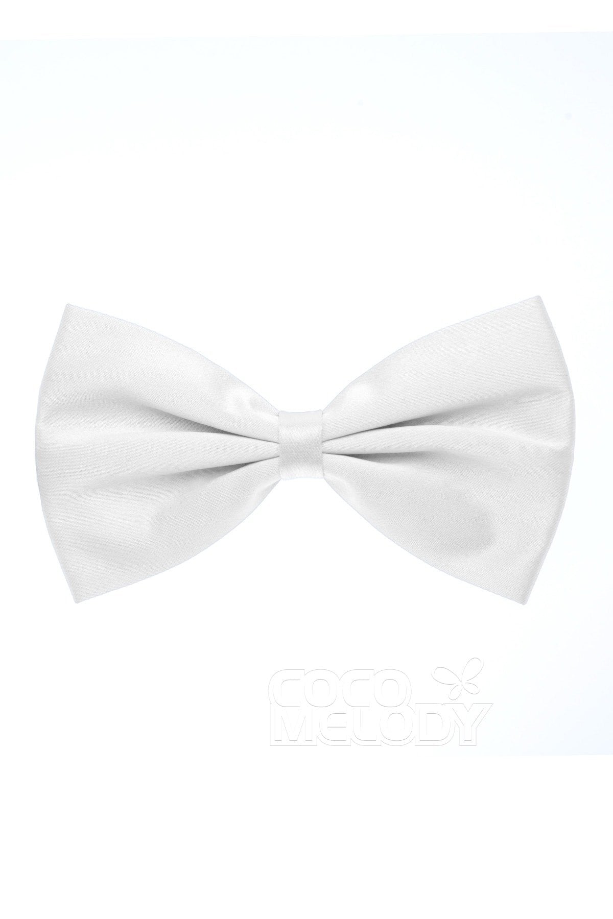 COCOMELODY Men's Elastic Silk Like Satin Bow Ties CZ170017 