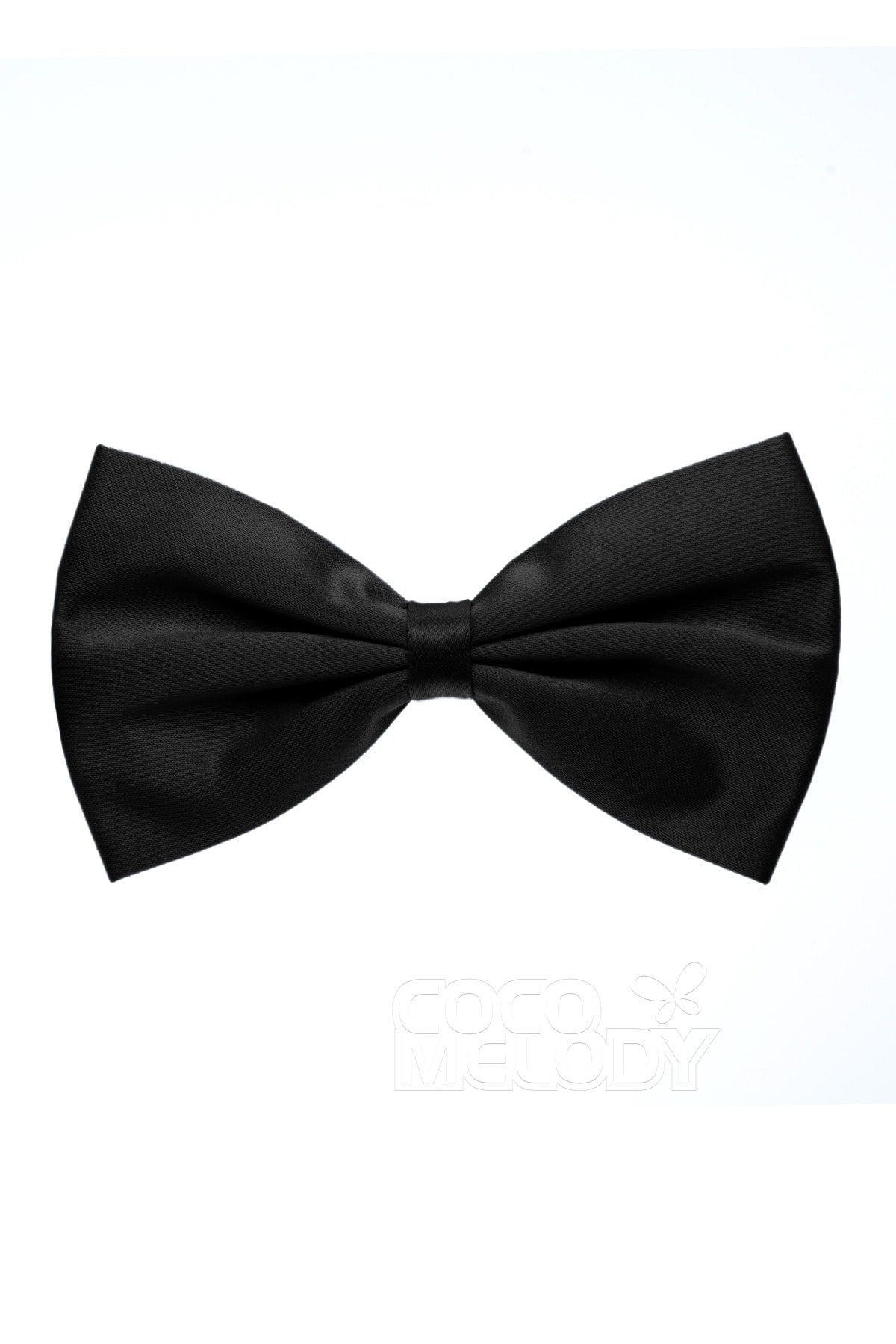 COCOMELODY Men's Elastic Silk Like Satin Bow Ties CZ170017 