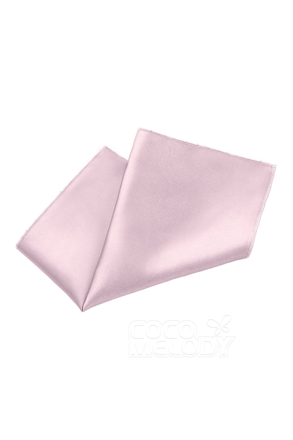 COCOMELODY Elastic Silk Like Satin Pocket Square CZ170019 