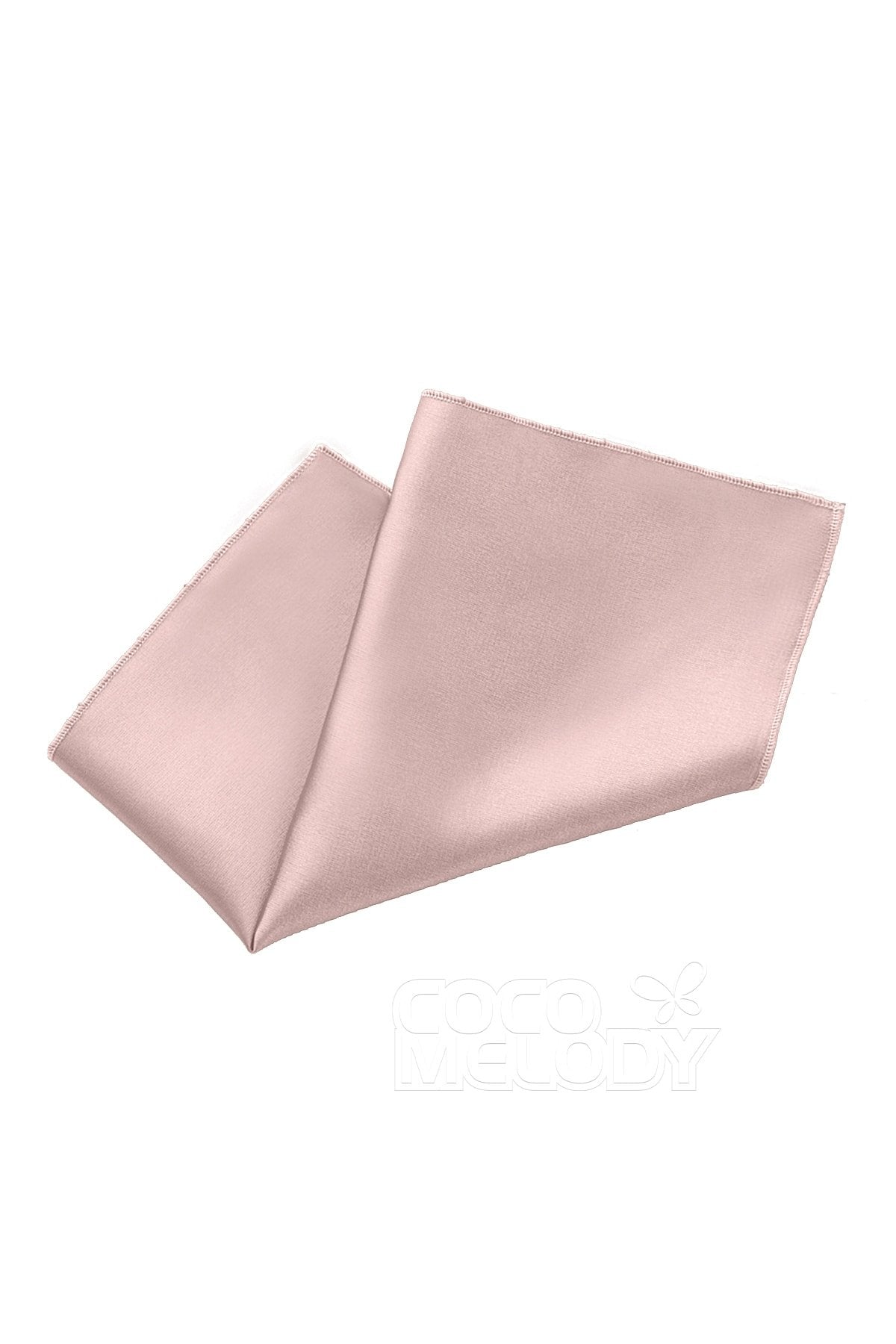 COCOMELODY Elastic Silk Like Satin Pocket Square CZ170019 