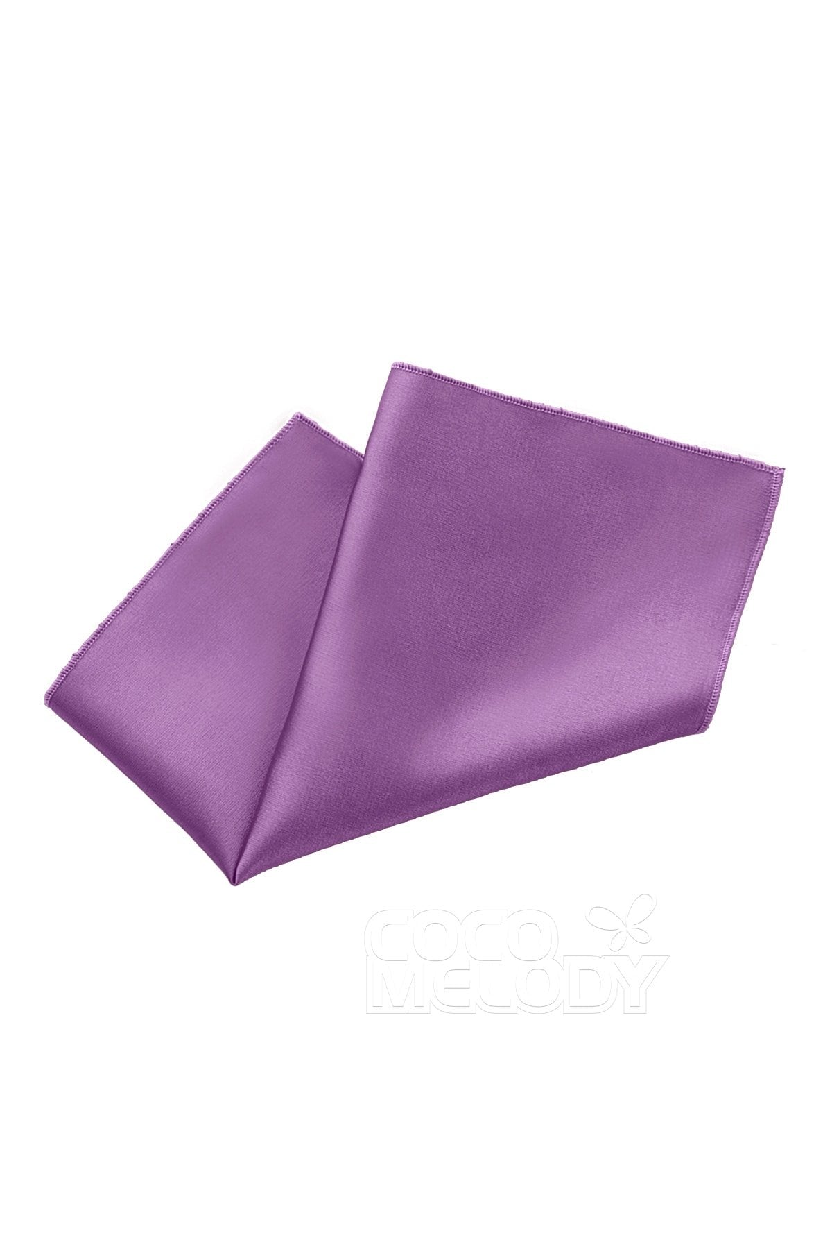 COCOMELODY Elastic Silk Like Satin Pocket Square CZ170019 