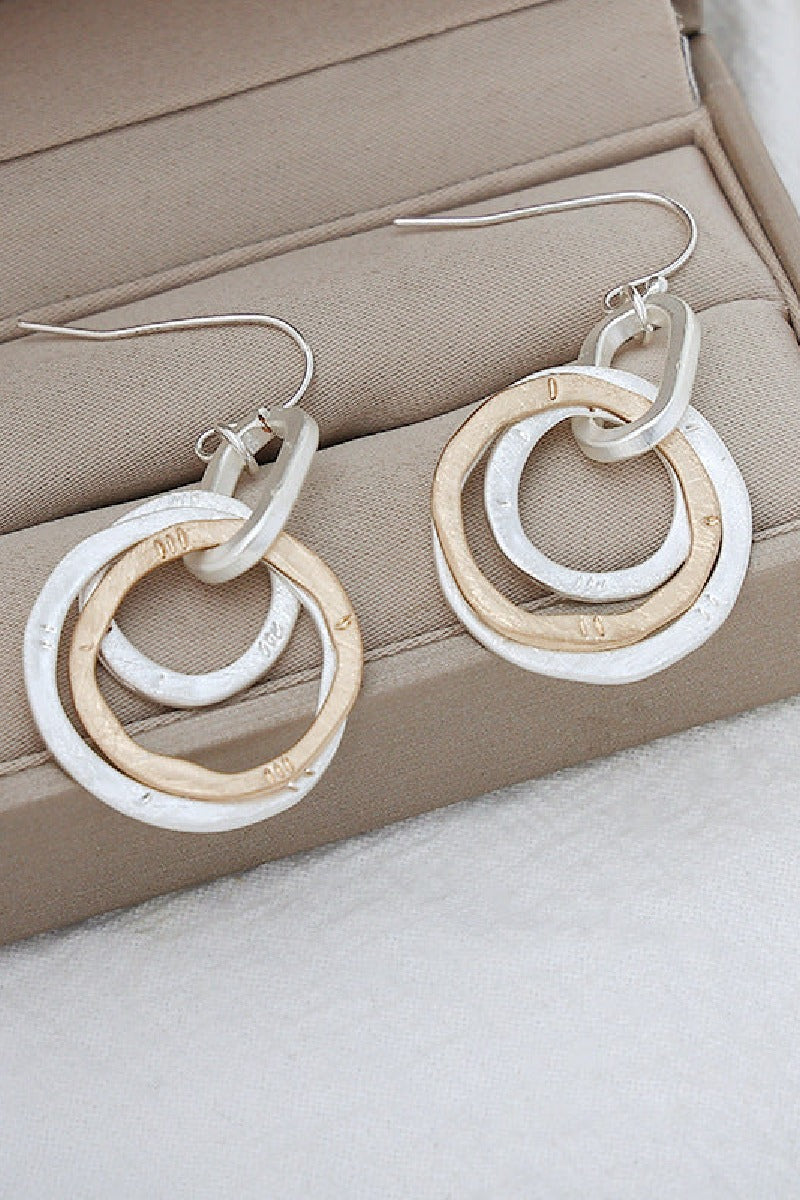 Stylish earrings Simple high sense pendant earrings 672418001308