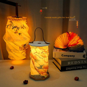 Portable table lamp folding atmosphere light decoration creative gift 728144352794