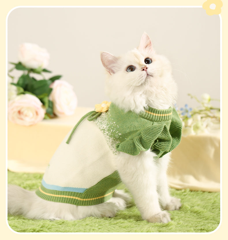 Autumn and winter cute sweater warm pet supplies 847115829591