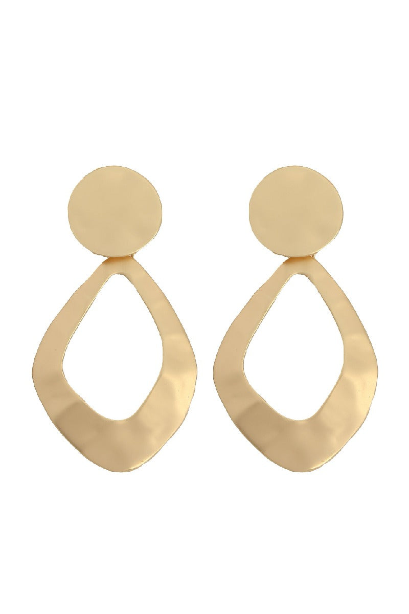 Atmospheric exaggerated ear clips Fashion geometric metal earrings  671815042653