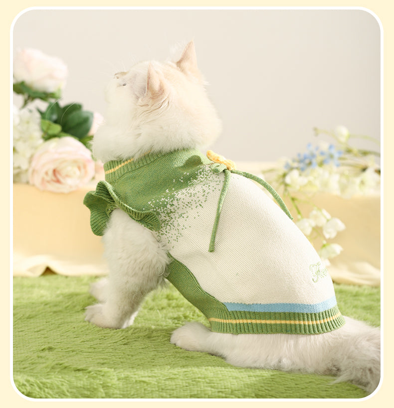 Autumn and winter cute sweater warm pet supplies 847115829591