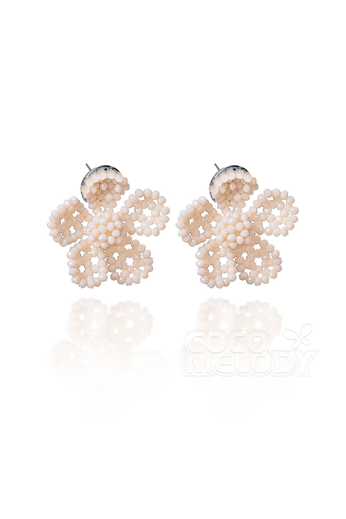 Charming Alloy Wedding Earrings with Imitation Pearl HG18007