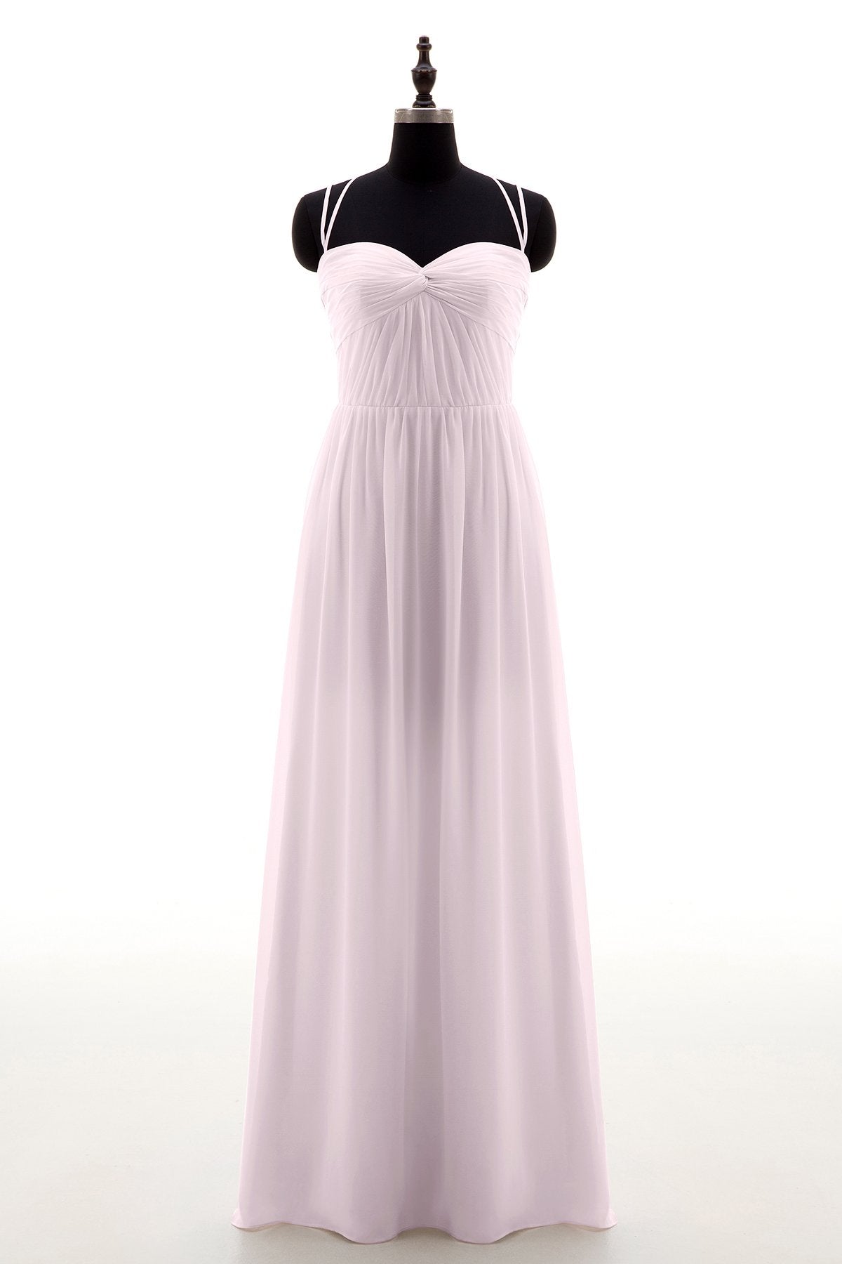 COCOMELODY Sheath-Column Floor Length Chiffon Bridesmaid Dress NB3316 