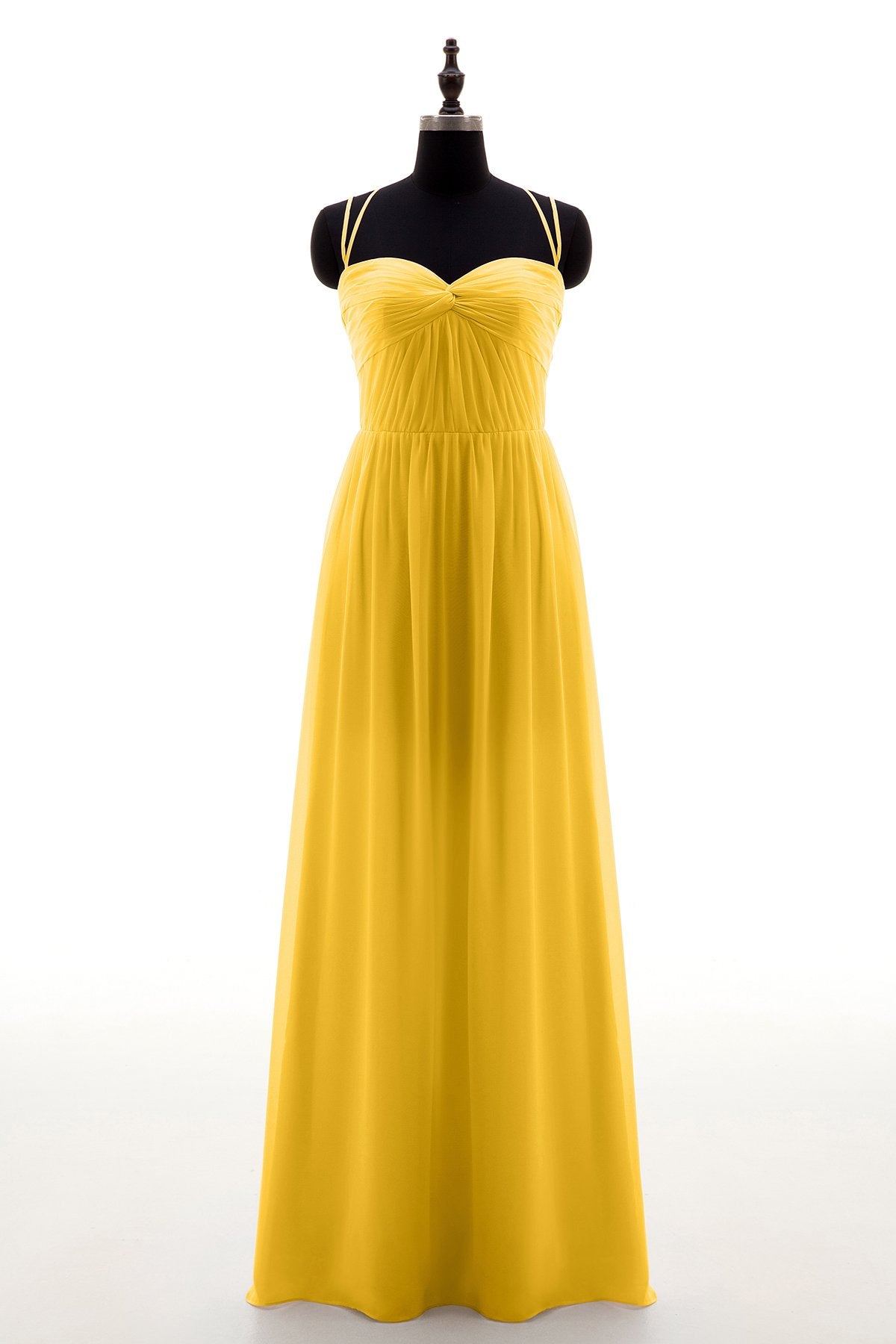 COCOMELODY Sheath-Column Floor Length Chiffon Bridesmaid Dress NB3316 