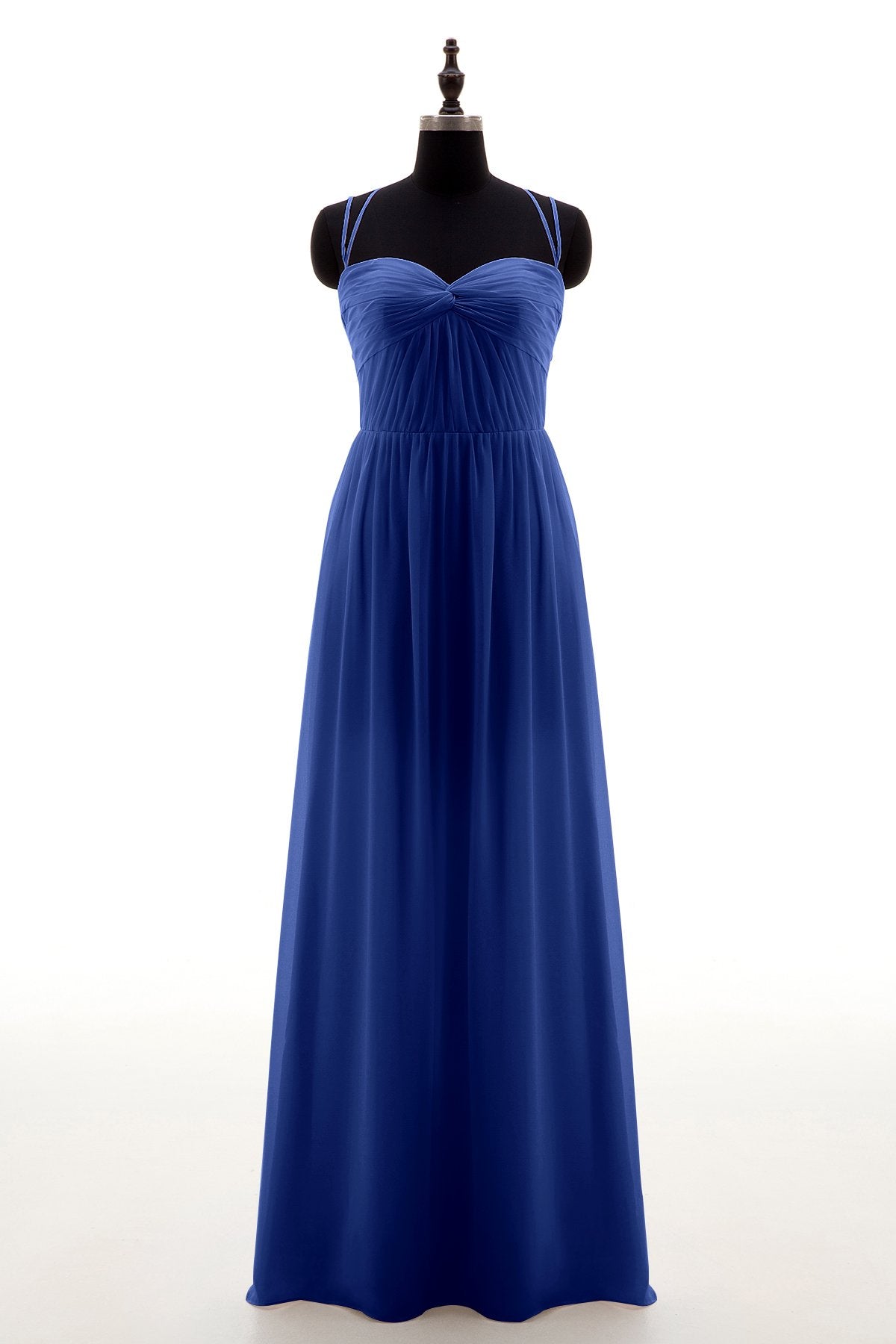 COCOMELODY Sheath-Column Floor Length Chiffon Bridesmaid Dress NB3316 