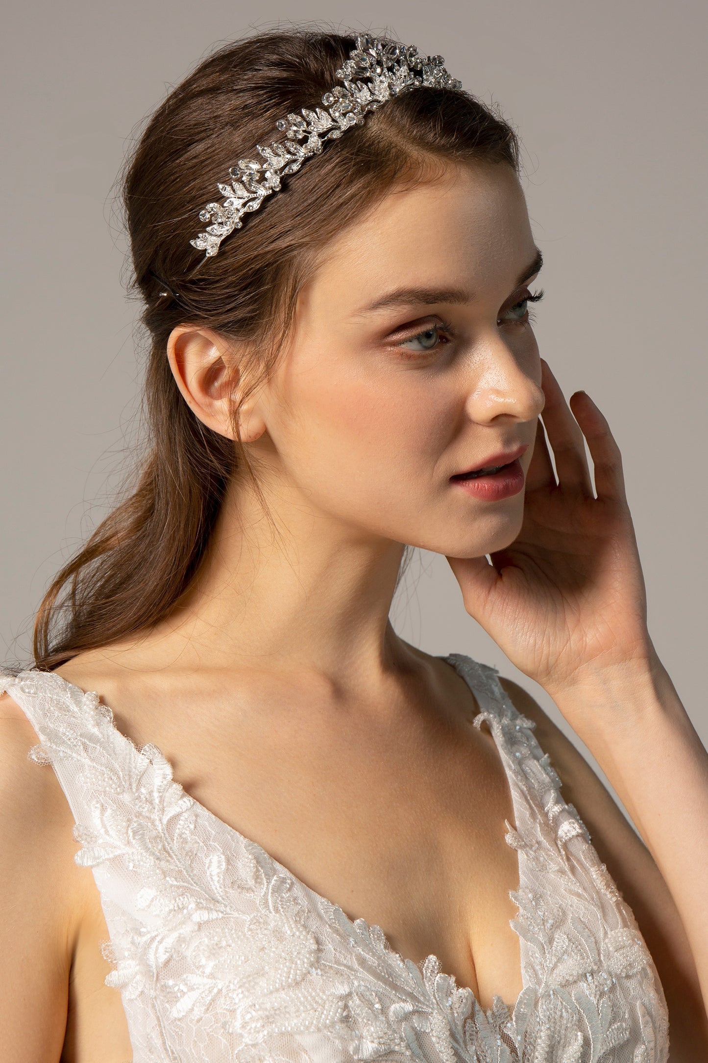 Alloy Tiaras with Rhinestone CH0268