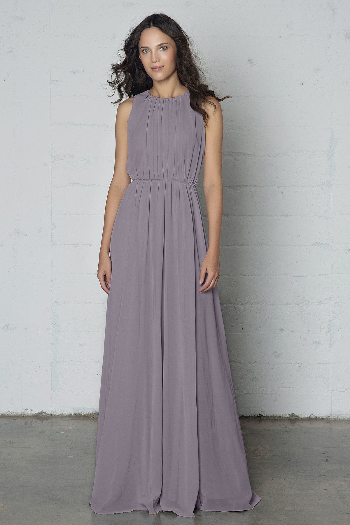 COCOMELODY Sheath-Column Floor Length Chiffon Dress PR17020 