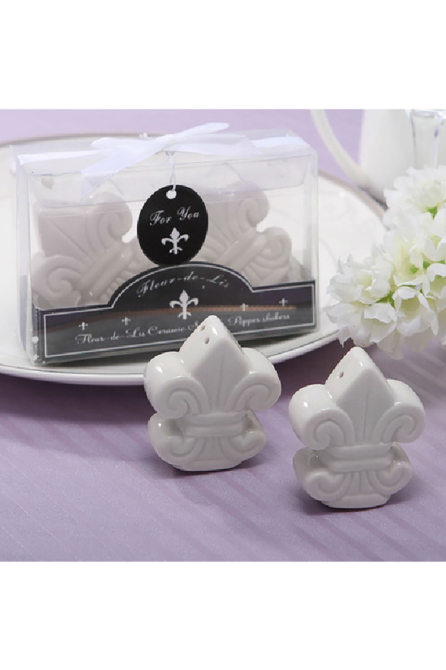 Decorative Salt and Pepper Shakers Set For Paris Themed Wedding Bonbonniere CGF0014 (Set of 6 pcs)